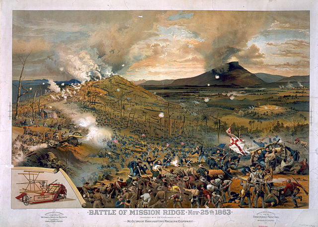 Штурм Миссионерского хребта 26 ноября 1863 года.
