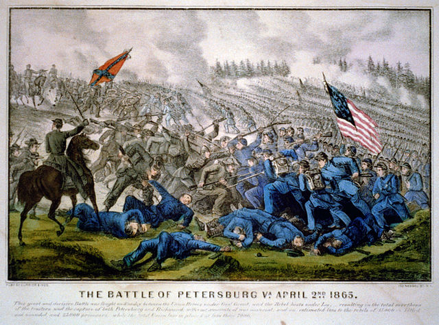 Третье сражение при Питерсберге. Апрель 1865 года.