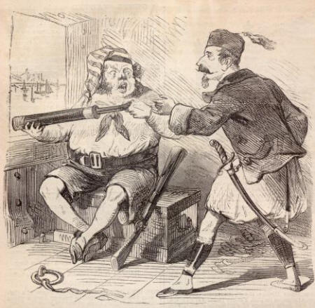 The Perplexed Pirates; Harper's Weekly, October 17, 1863