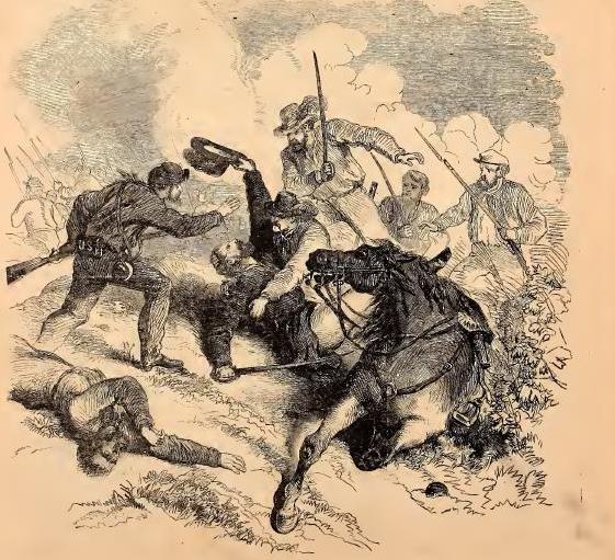 Battle at Wilson's Creek, near Springfield, Missouri-Death of Gen. Lyon( Битва при Уилсон-Крик )