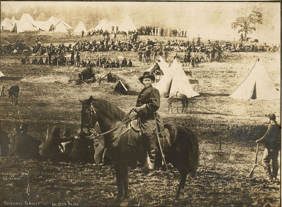 General Grant at City Point( Генерал Грант на Сити-Пойнте )