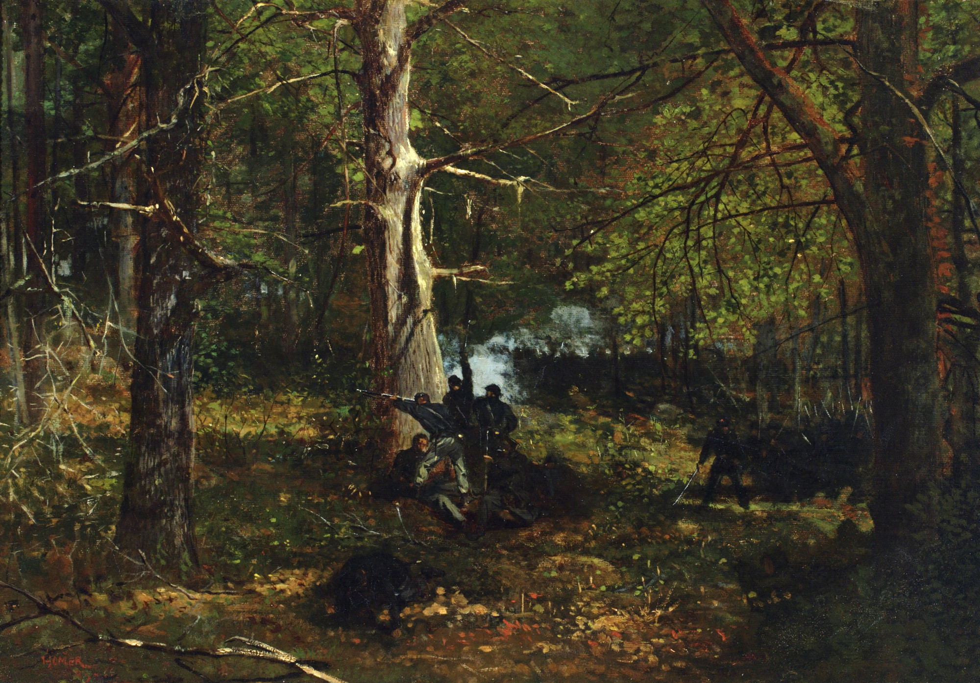 Skirmish in the Wilderness (1864)( Перестрелка в чаще леса )