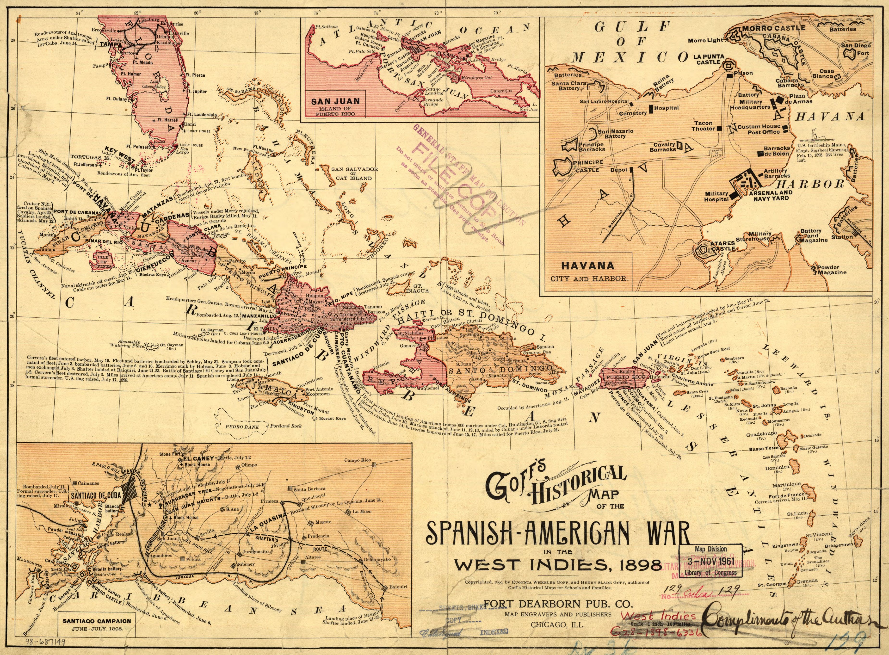 Испано-американская война в Вест-Индии, 1898