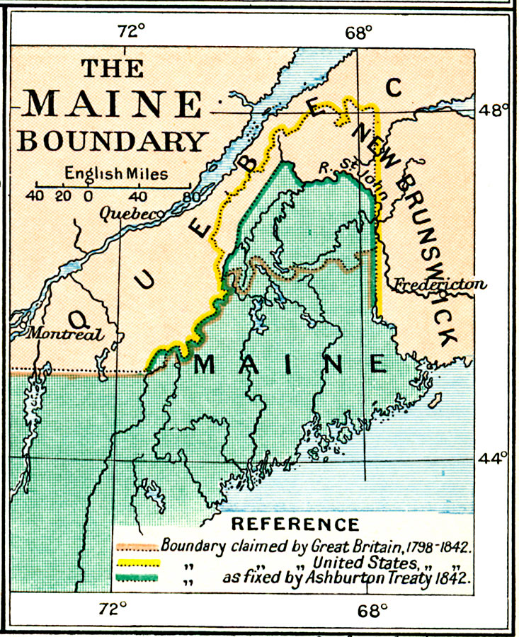Пограничный спор между Мэном и Нью-Брансуиком (1798-1842)