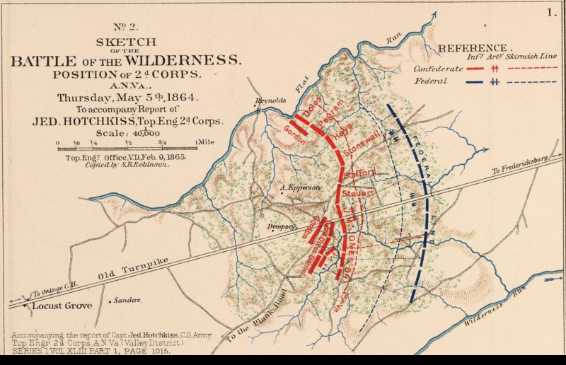 Сражение в Глуши, 5 мая 1864